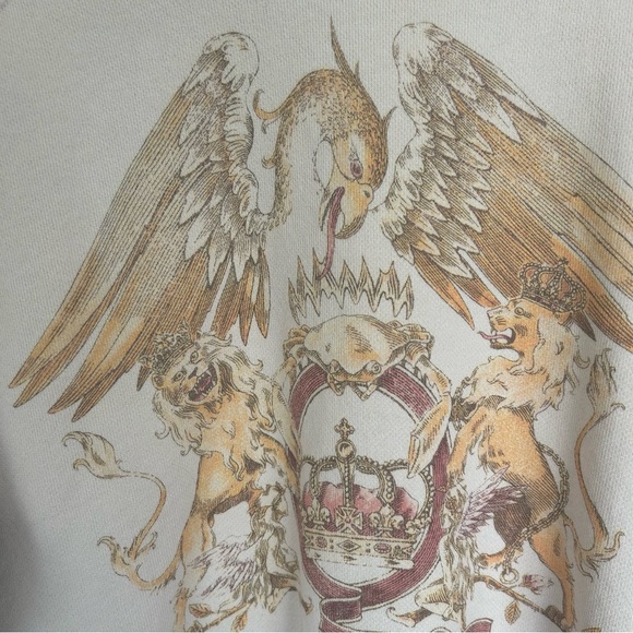 Daydreamer x Free People Cotton Raglan Sleeve Boxy Fit Graphic Sweatshirt S - Picture 6 of 9